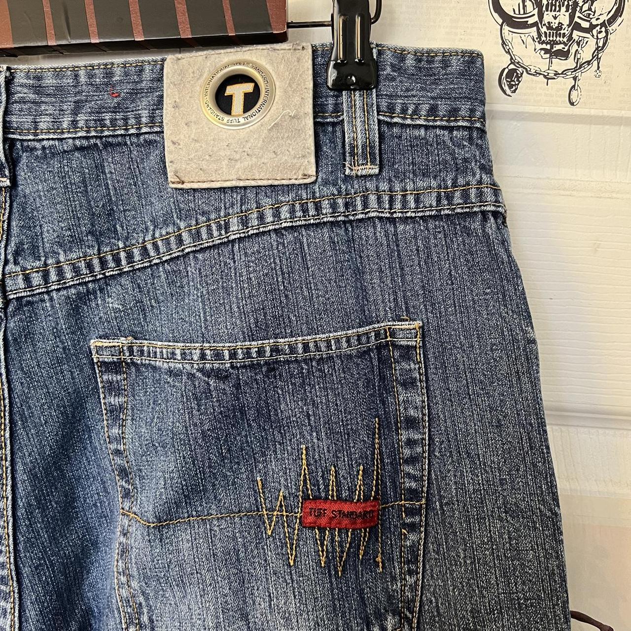 TUFF BAGGY Y2K JEANS Size - 36x34 True2size also a... - Depop