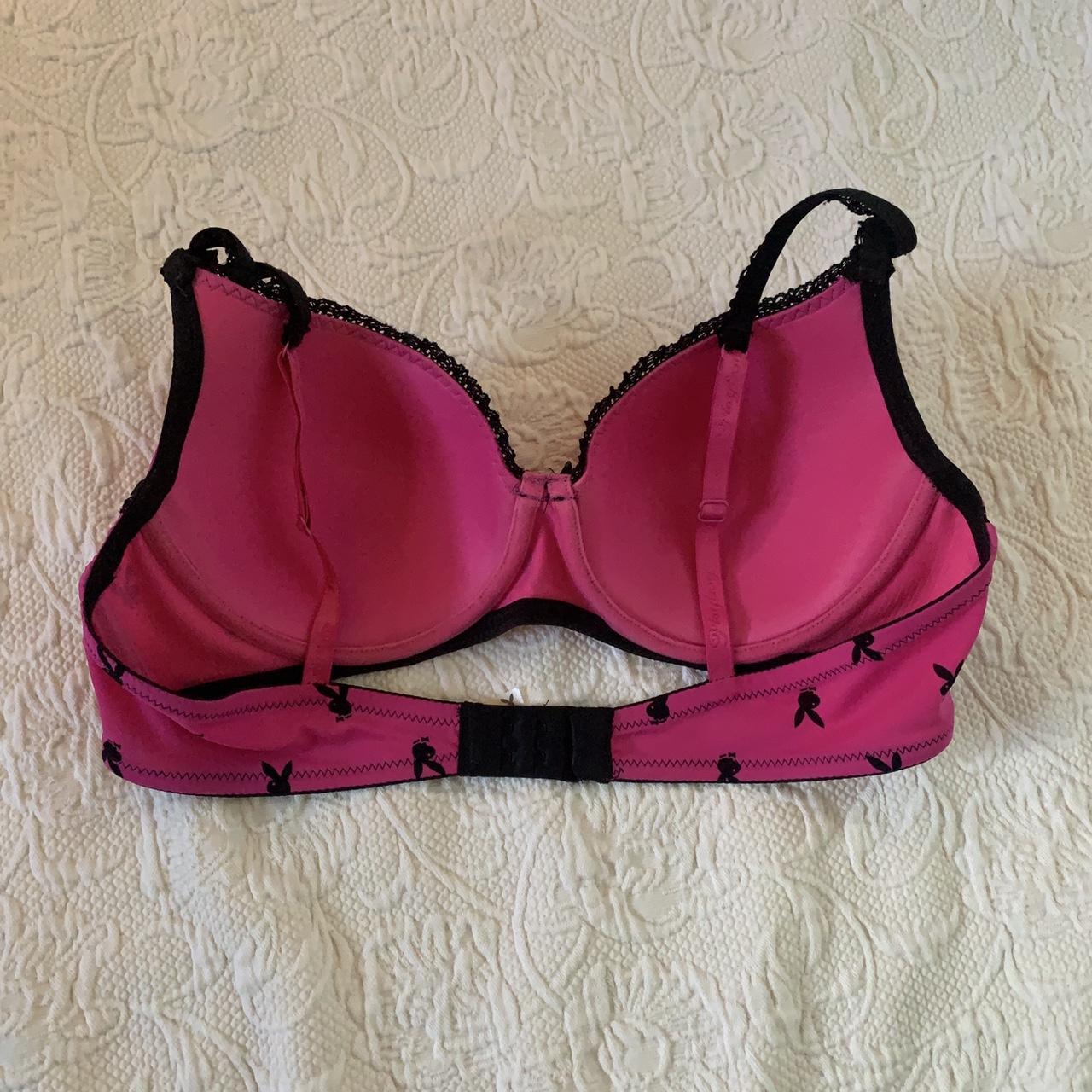 💕🐰🖤PLAYBOY BRA WITH CHARM💕🐰🖤 Official playboy... - Depop