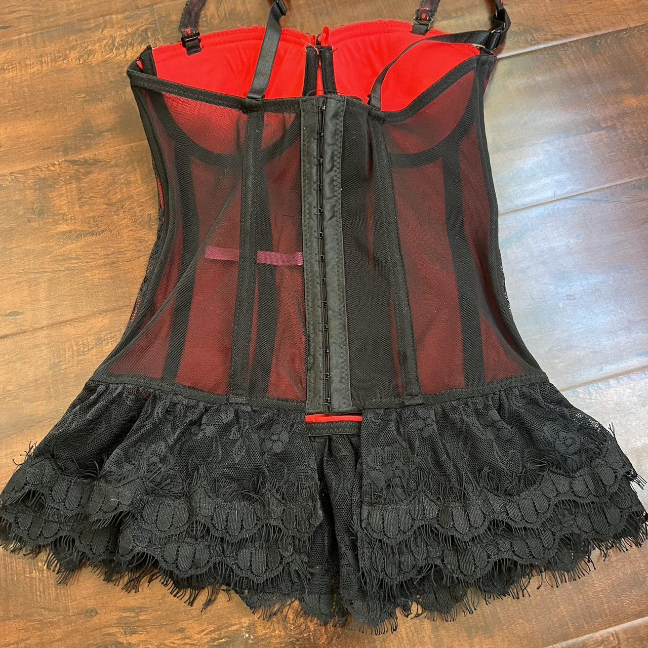 Size 8 PLT corset. Wore it only once for Halloween. - Depop