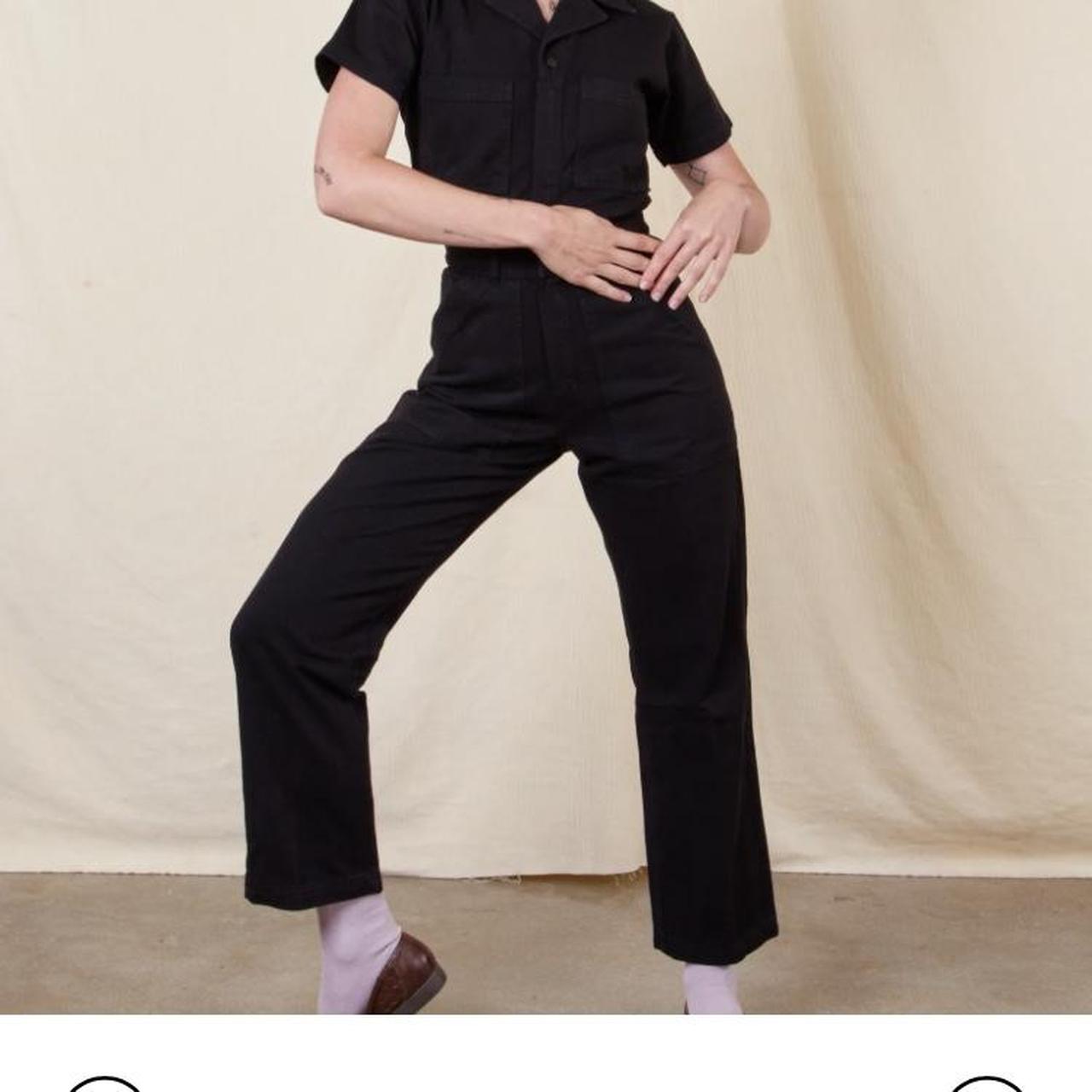 Big Bud Press Womens Black Jumpsuit Depop