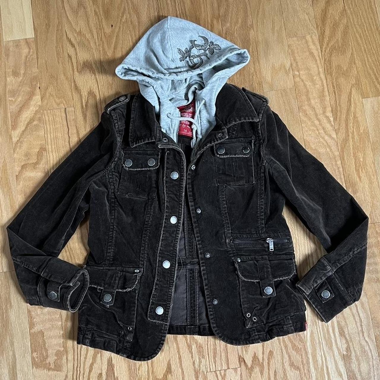 EDC By Esprit brown corduroy jacket with removable... Depop