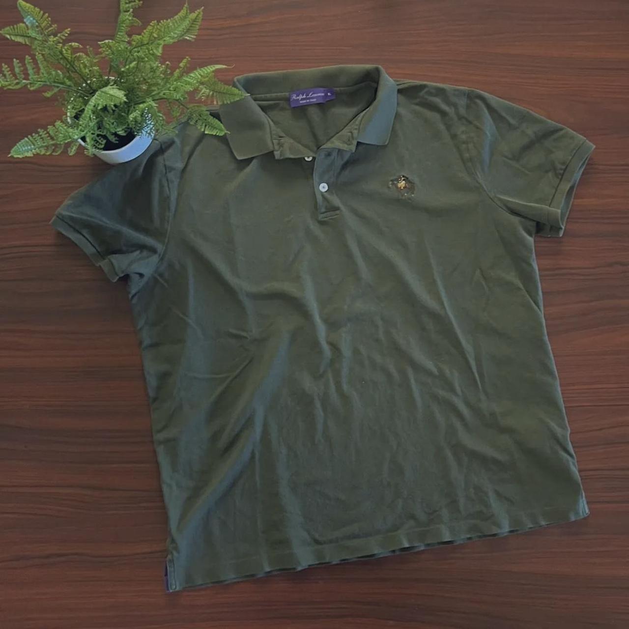 Polo Ralph Lauren Men's Green Polo-shirts | Depop