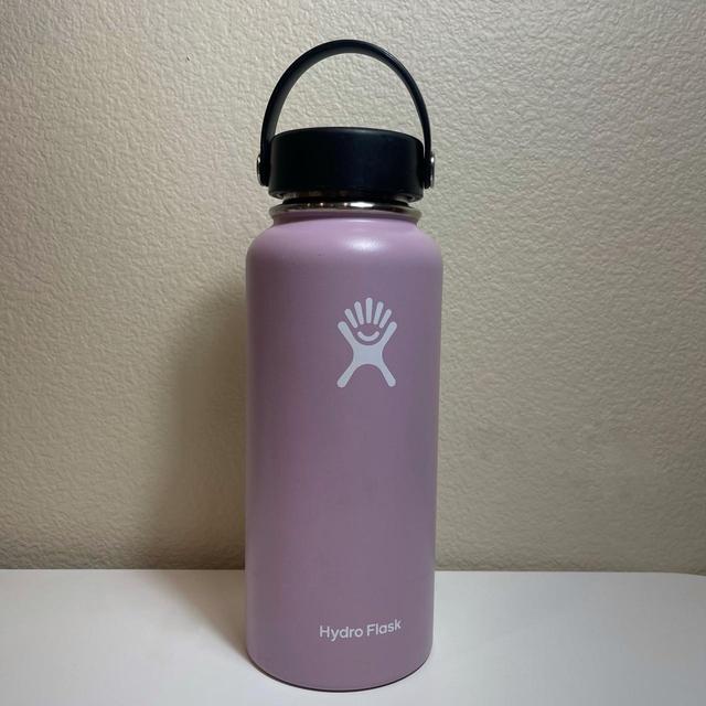 Hydro Flask Lid & Cap blue wide mouth flex - Depop