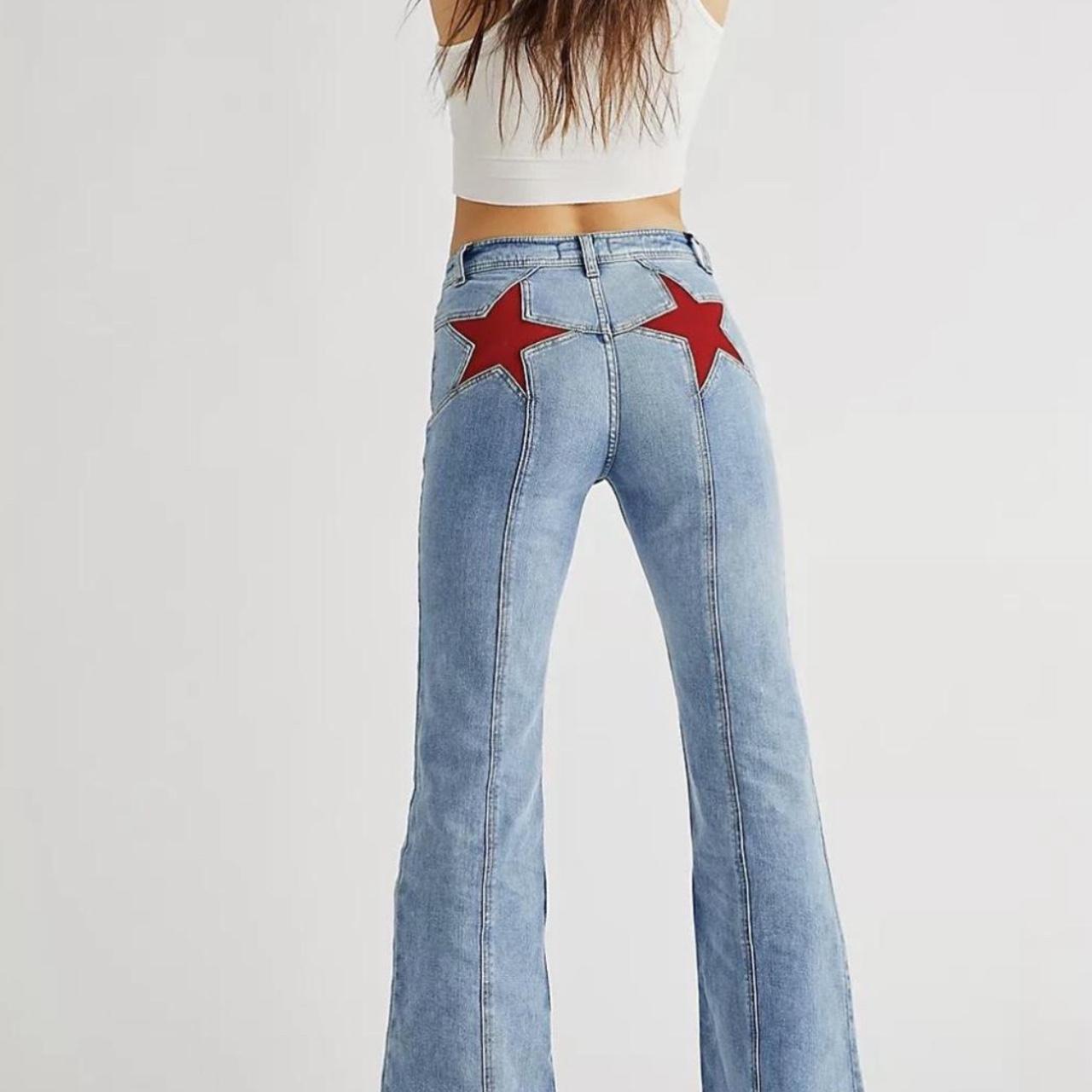 We The Free Free People Firecracker Flare Jeans Depop