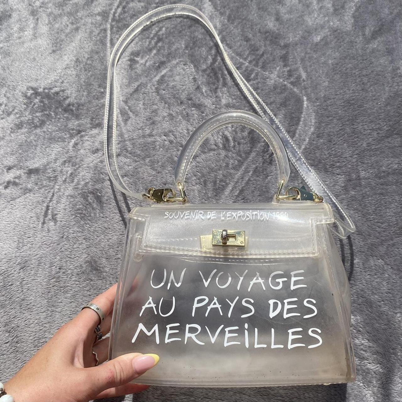Un voyage mini bag black clear gold hardware never used Depop