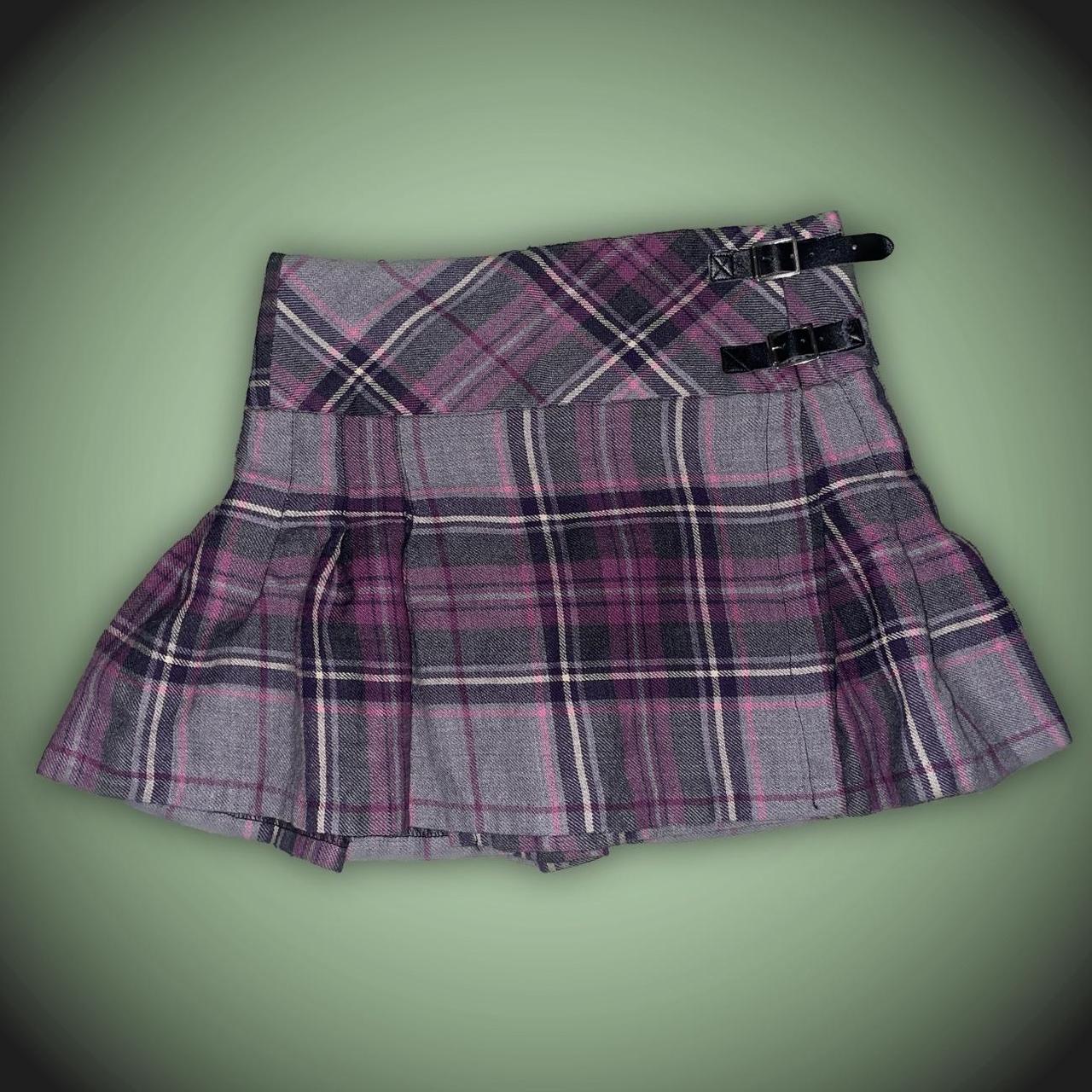 Flannel skirt shop brand