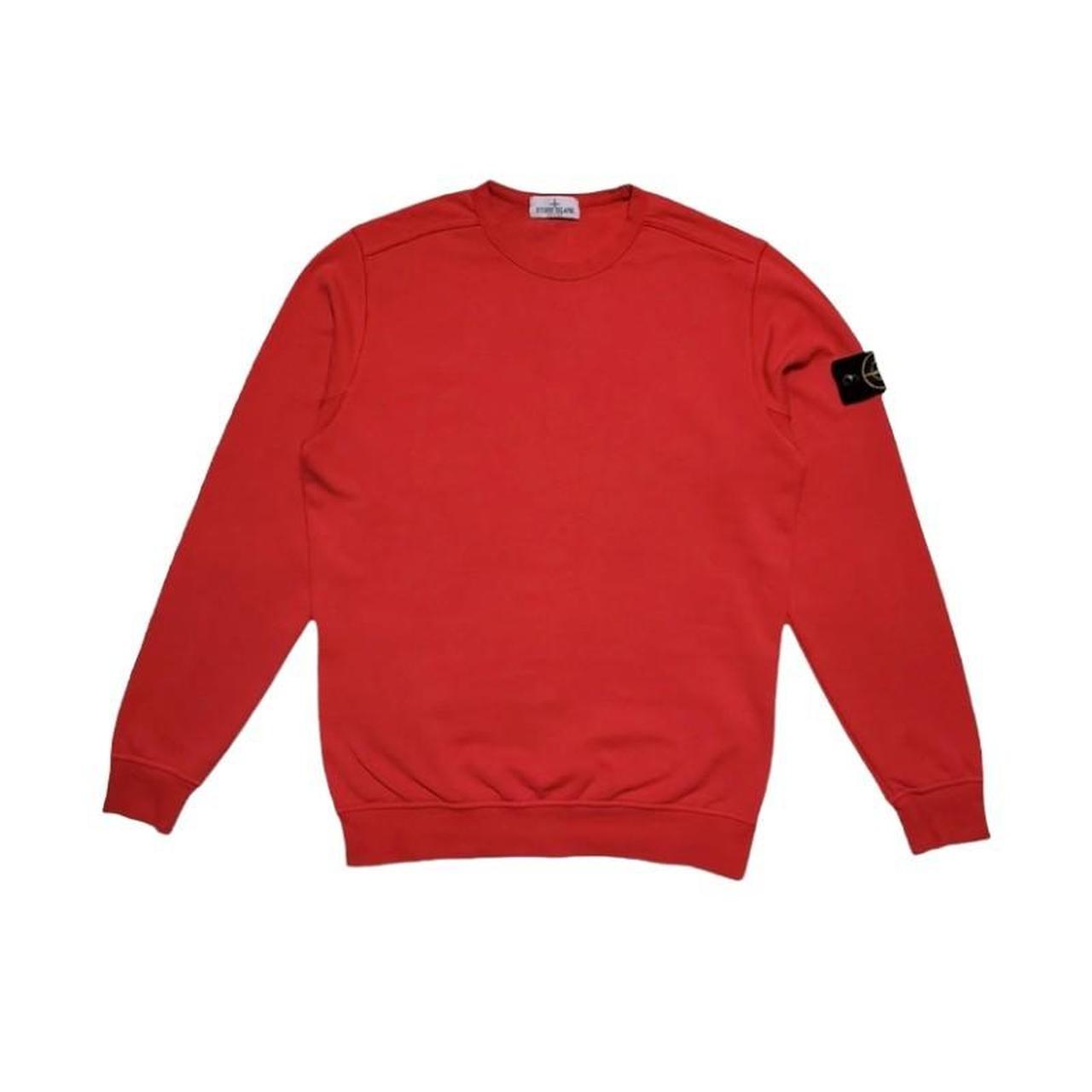 Stone island sale sweater red