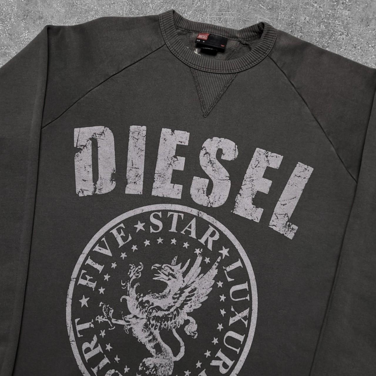 Diesel luxury of dirt five star crewneck sweatshirt Depop