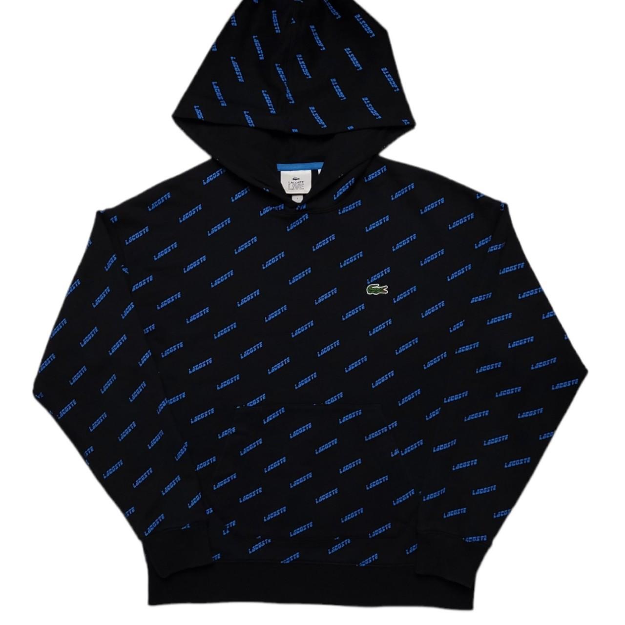 Lacoste L VE LIVE signature print hoodie I