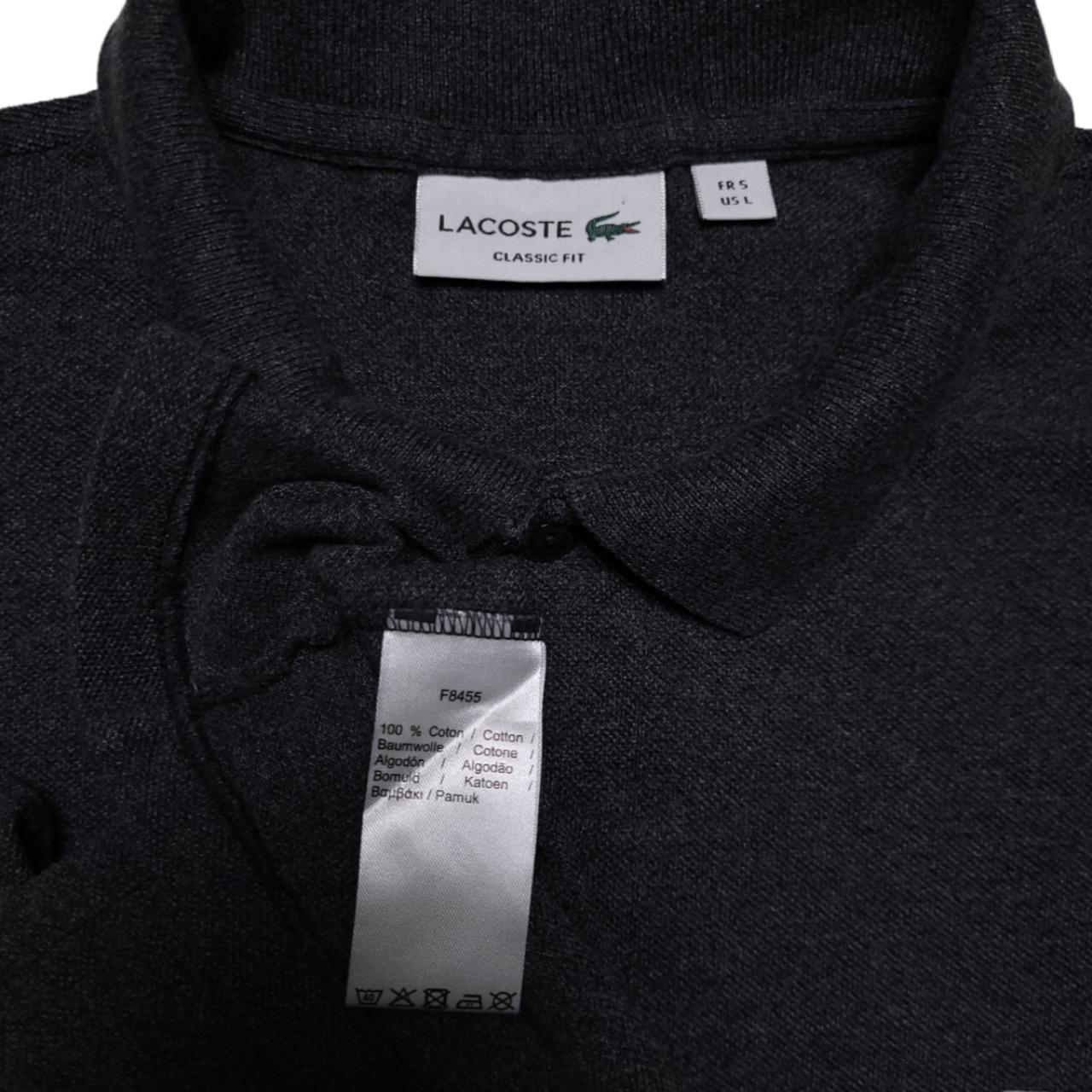 Lacoste polo longsleeve rugby grey I encourage you