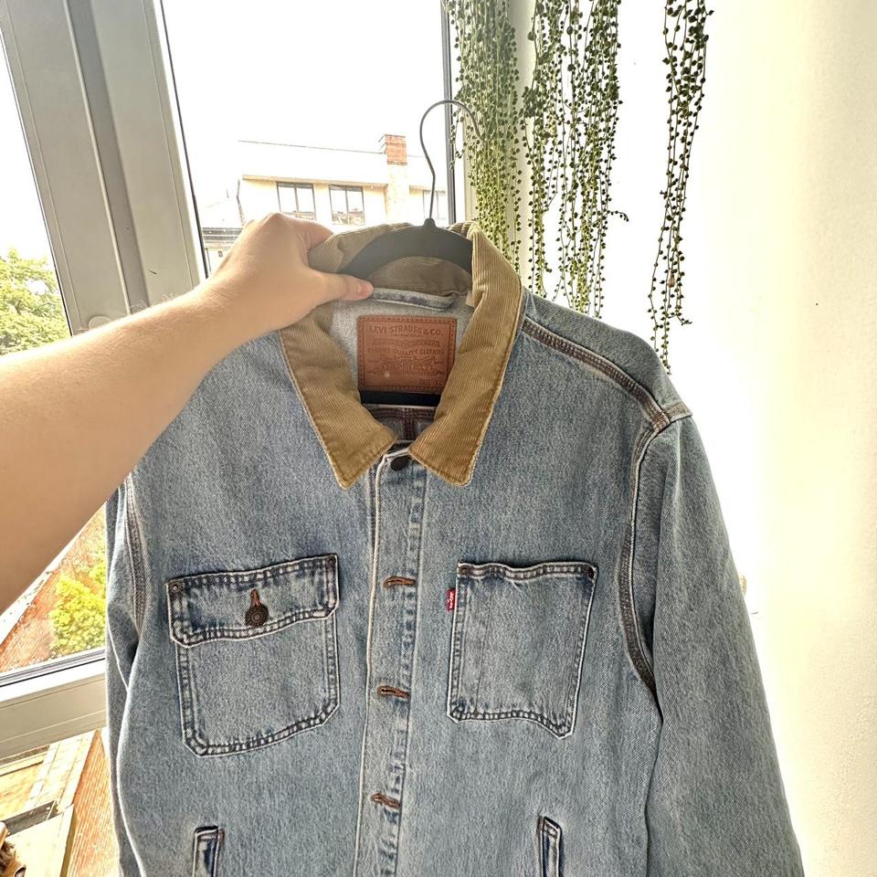 Vintage jean and corduroy Levis jacket Size XL - - Depop