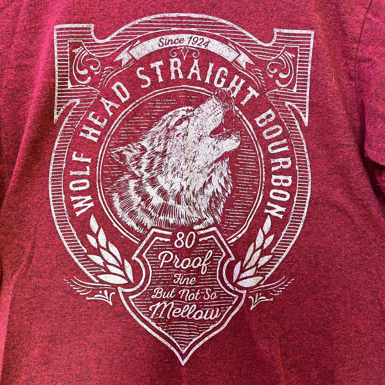 Rock and Republic Men's Red and Grey Tshirt Depop