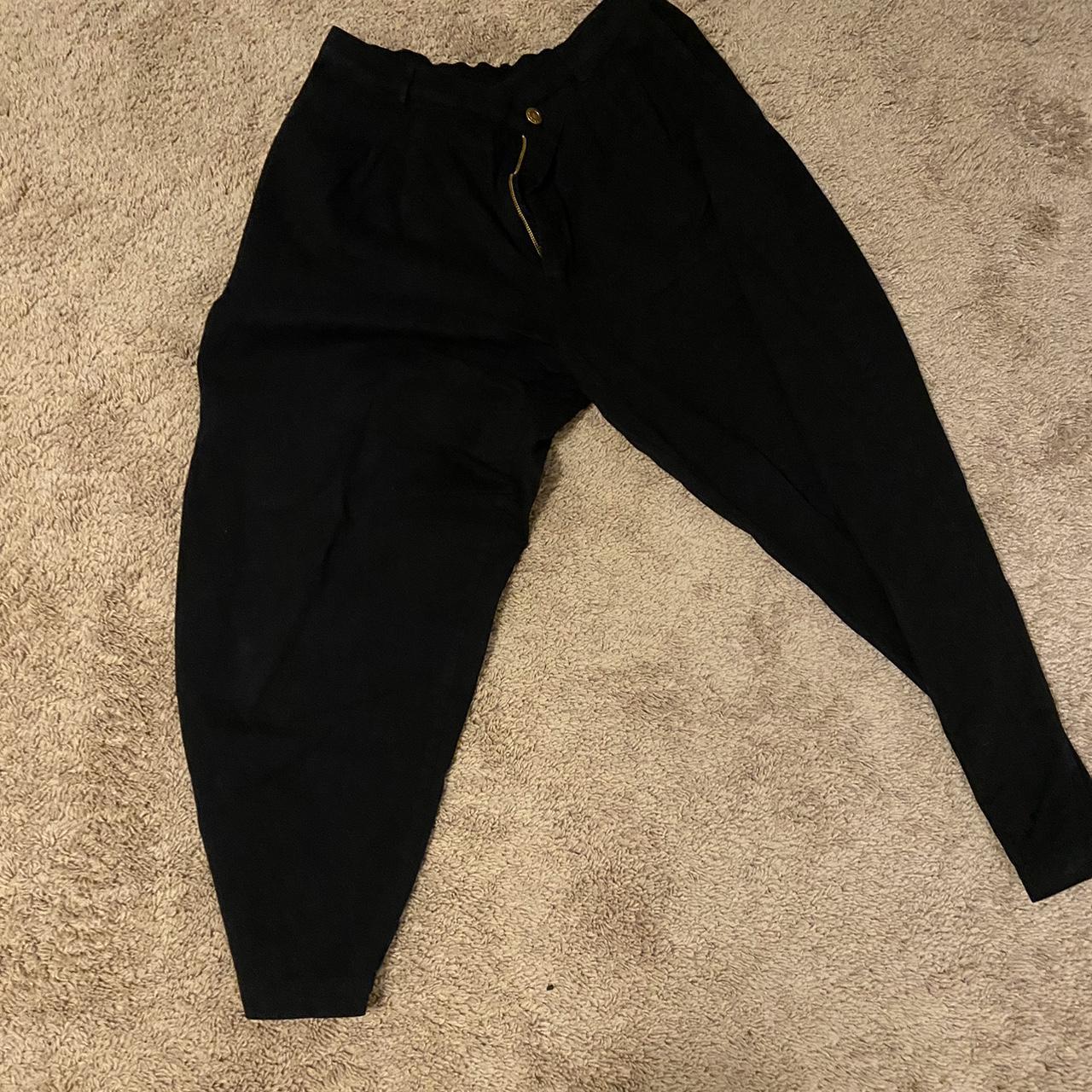 Big Bud press trouser pants size XL in black... - Depop