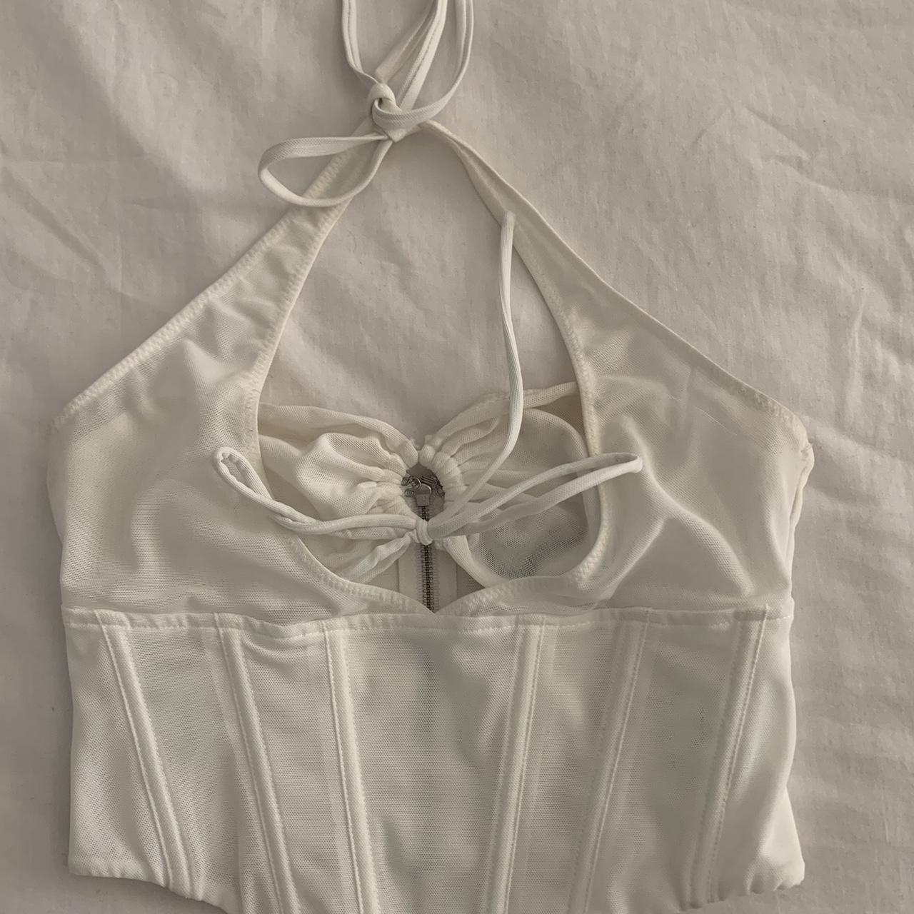 Princess Polly Women's White Corset Depop