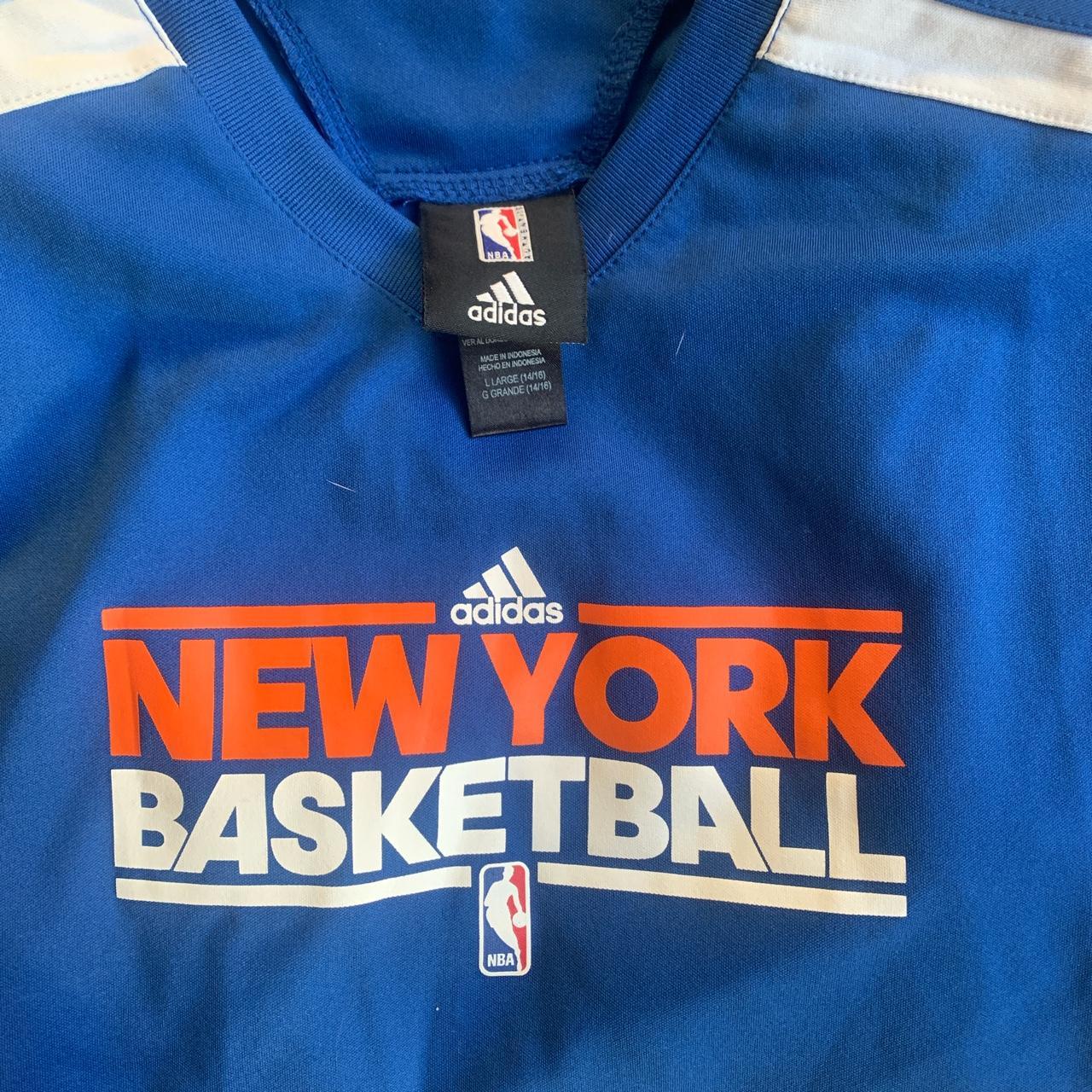 Carmelo Anthony NEW YORK KNICKS ORANGE ADIDAS JERSEY Youth Size 16 