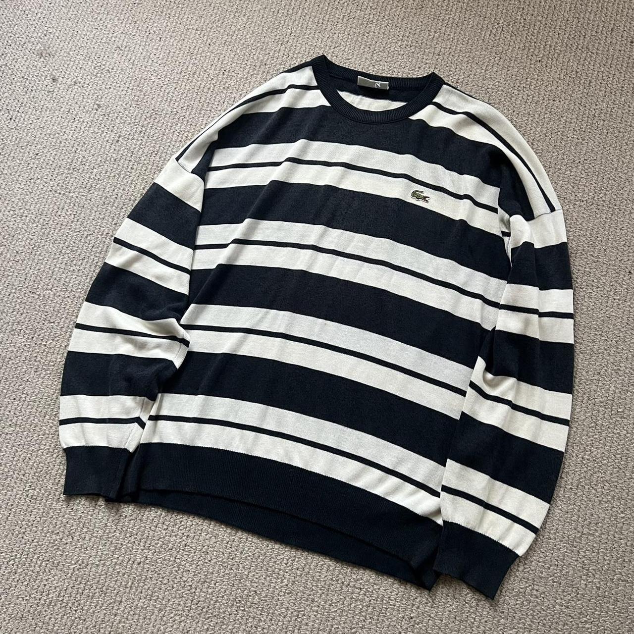 Lacoste cheap striped sweatshirt