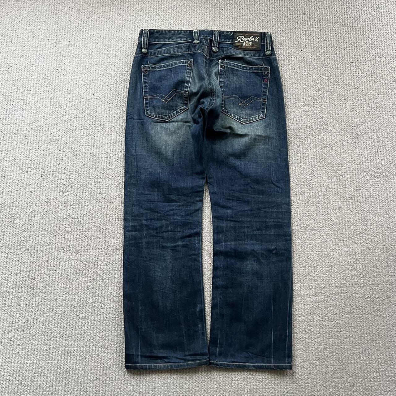 🚶🏼‍♂️ 00's Replay Faded Baggy Straight Leg Jeans 👕 ... - Depop