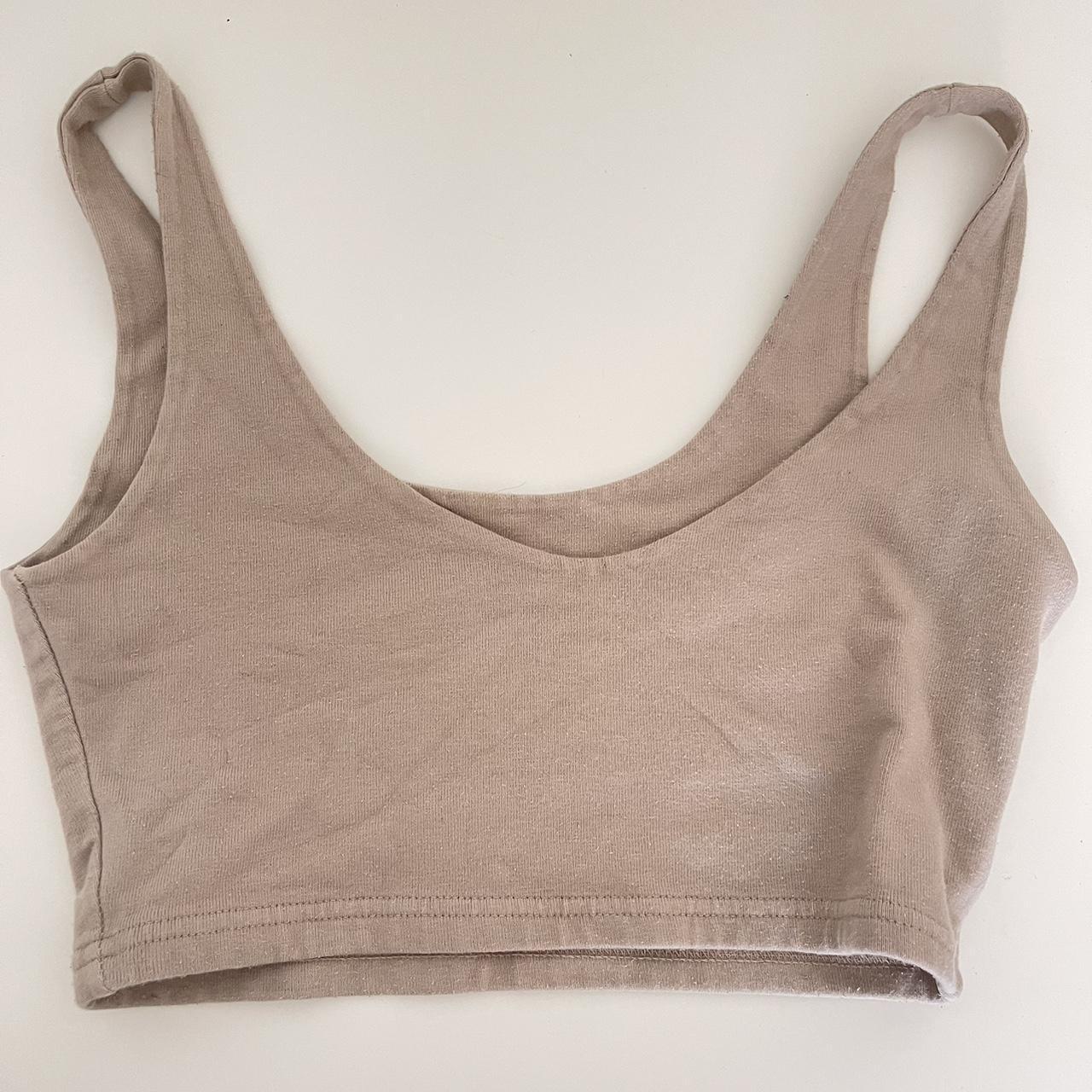 Brandy Melville Nude Cropped Tank Top, Never worn, One...