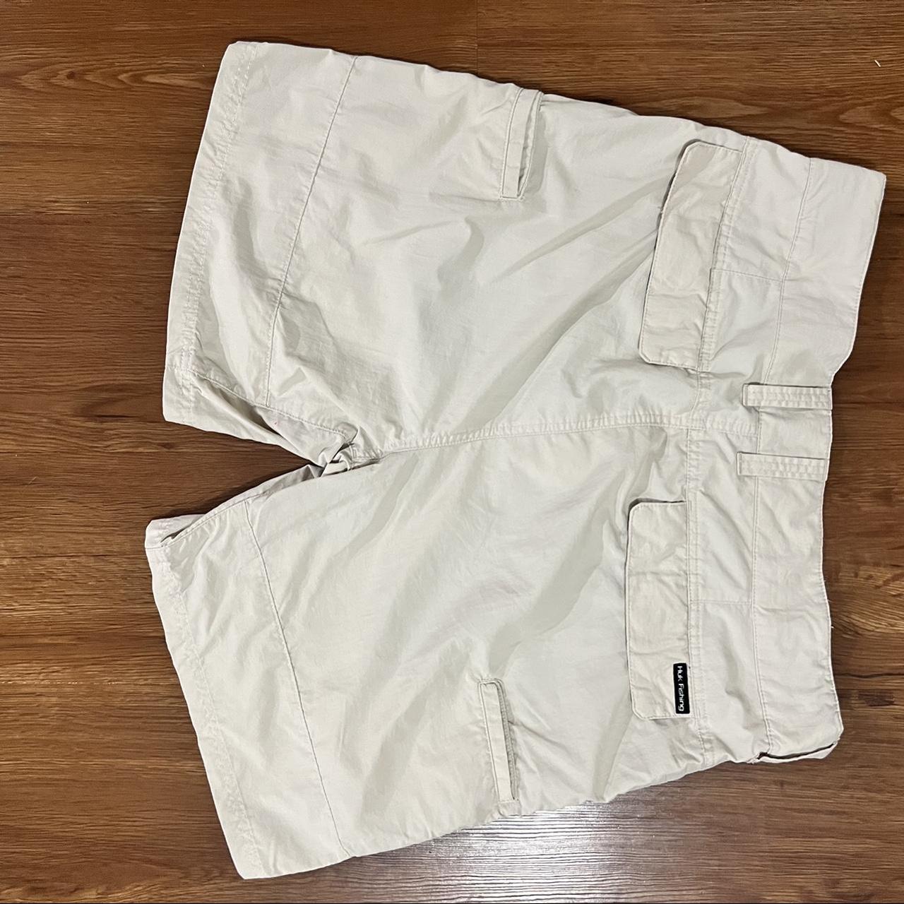 Huk fishing shorts Multi Pockets Size L Depop