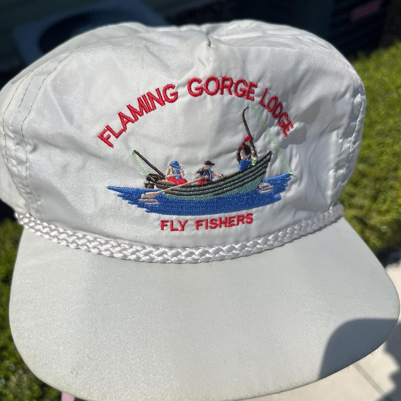 Flaming Gorge Lodge Vintage Fly Fishing Hat, Not bad