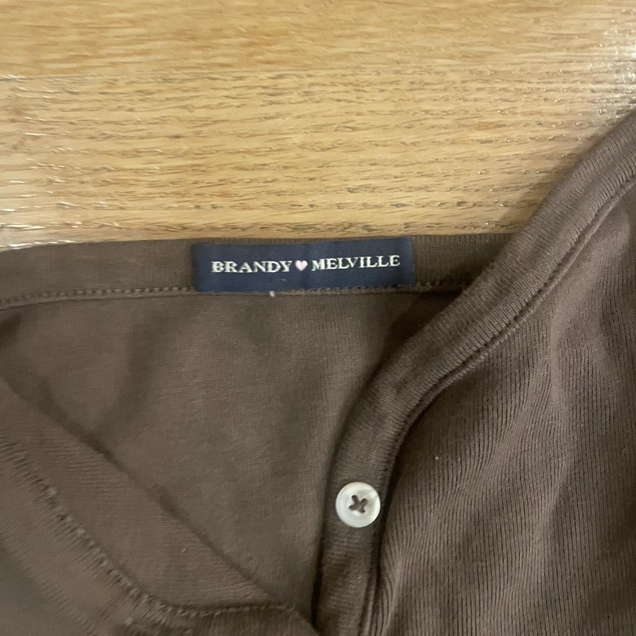 Brandy Melville Women's Brown Vest Depop