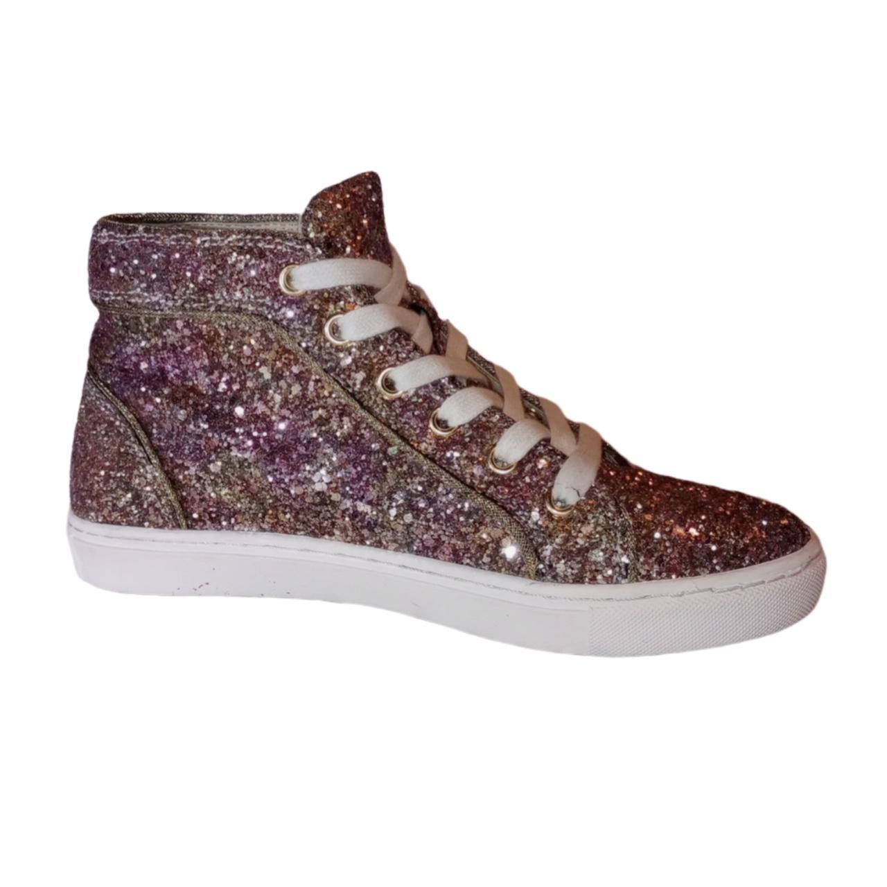 Steve madden glitter outlet high tops