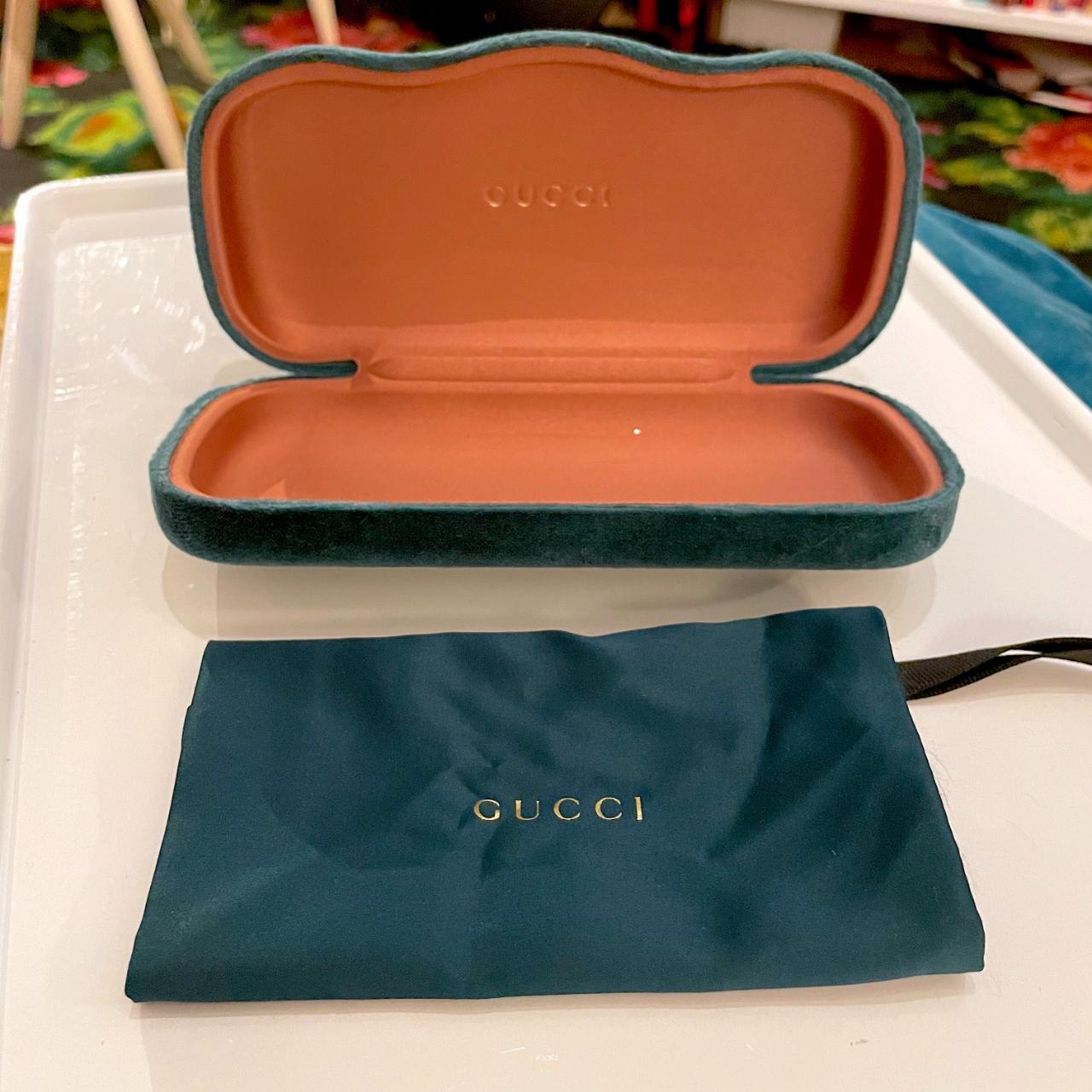 Gucci Sunglasses Eyeglasses Medium Set Red Velvet Case Cloth Pouch | eBay