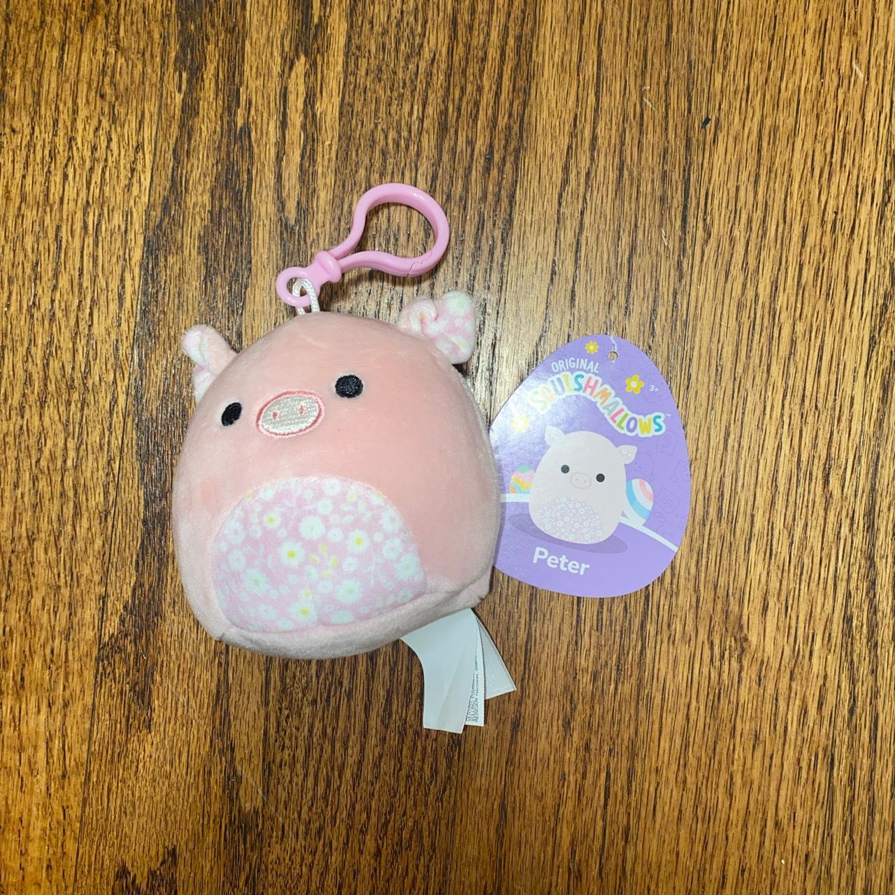 Peter the Pig Squishmallow clip! Easter exclusive... - Depop