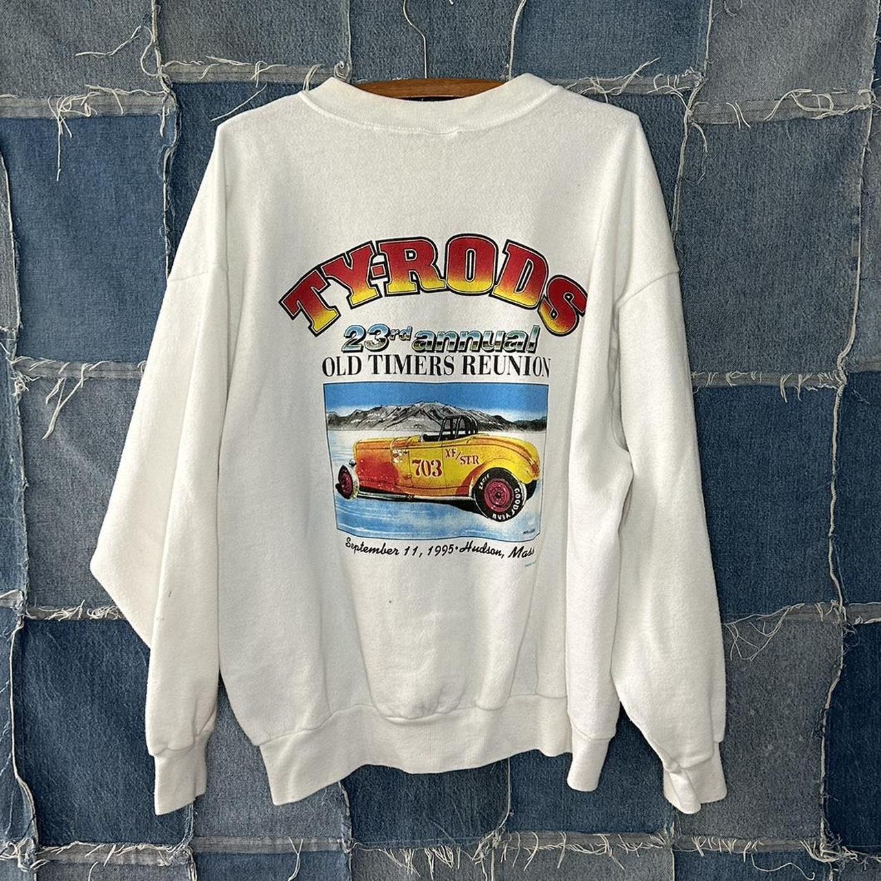 Vintage 90s Ty Rod Hot Rod Crewneck Stains On The Depop