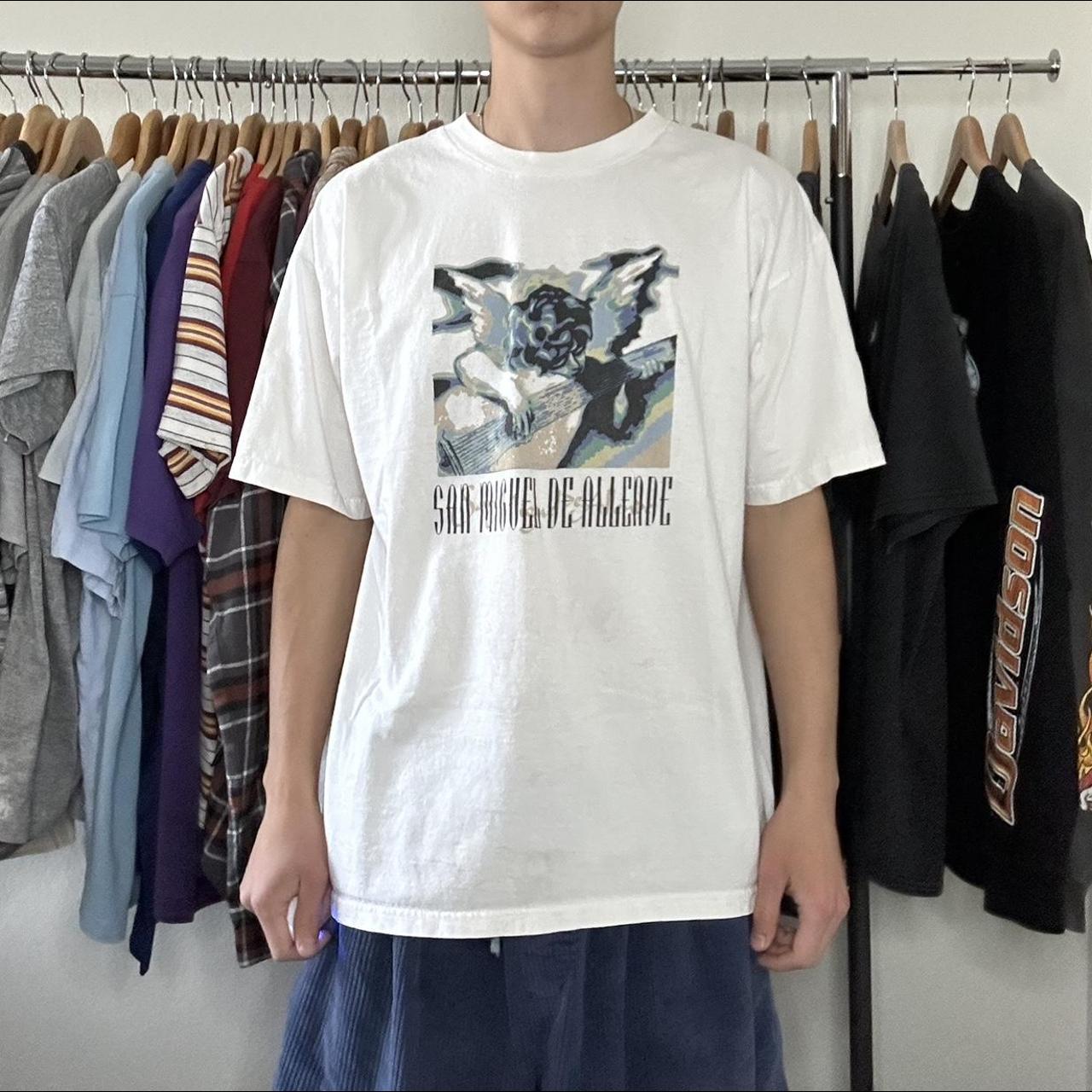 ヴィンテージ 1989s ホワイト サンフランシスコ地震 半袖 Tシャツ