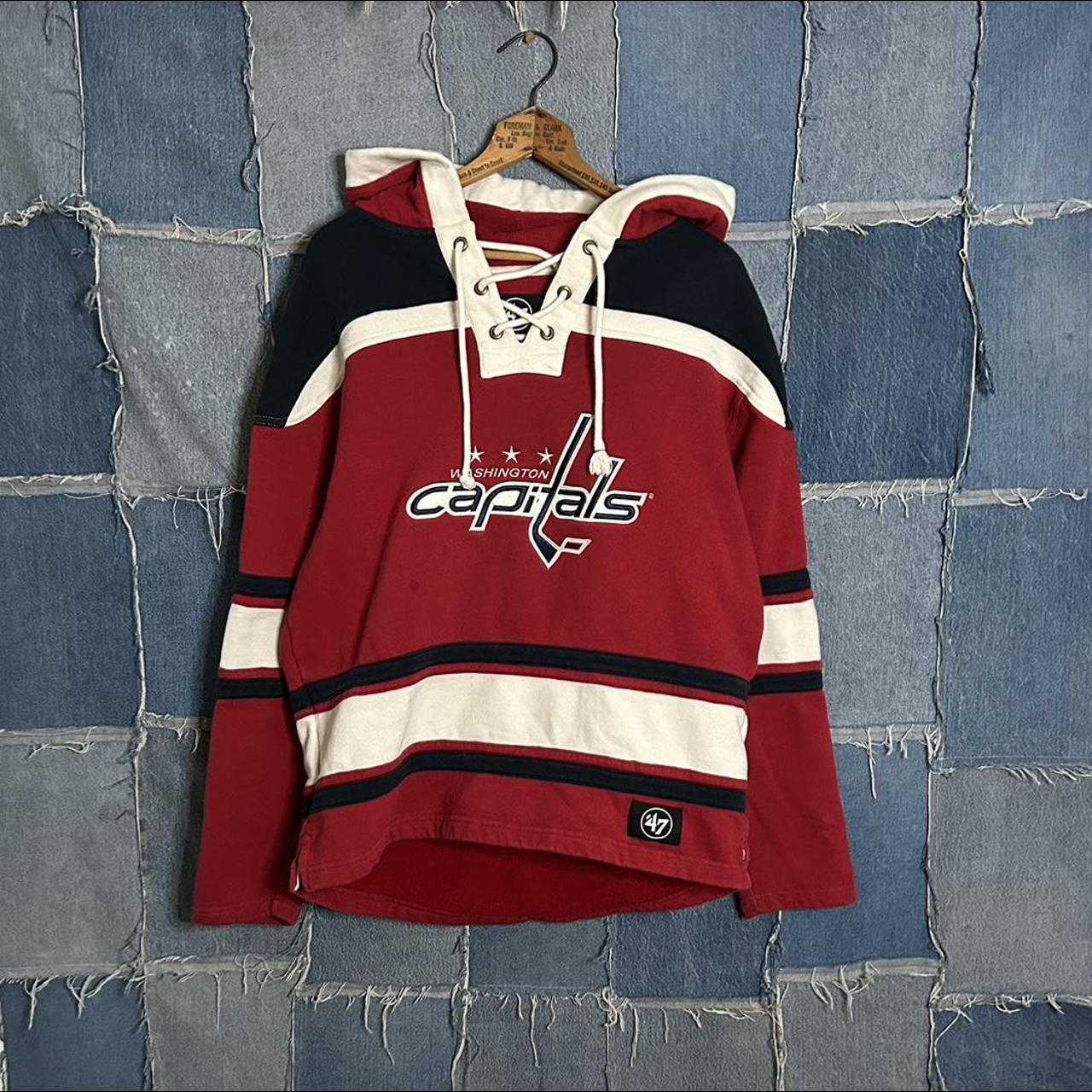 ‘47 Washington Capitals Hockey Jersey Hoodie Thick... Depop