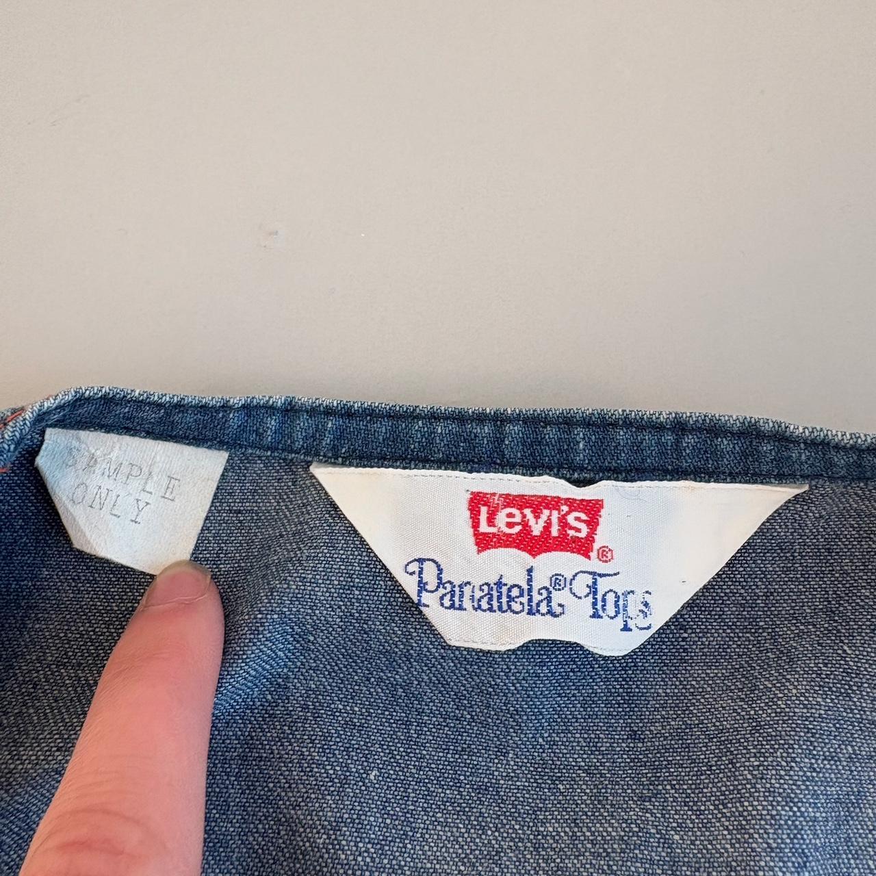 Levi's Men's Vest - Blue/Navy - M – Vintage 70s L… - image 5