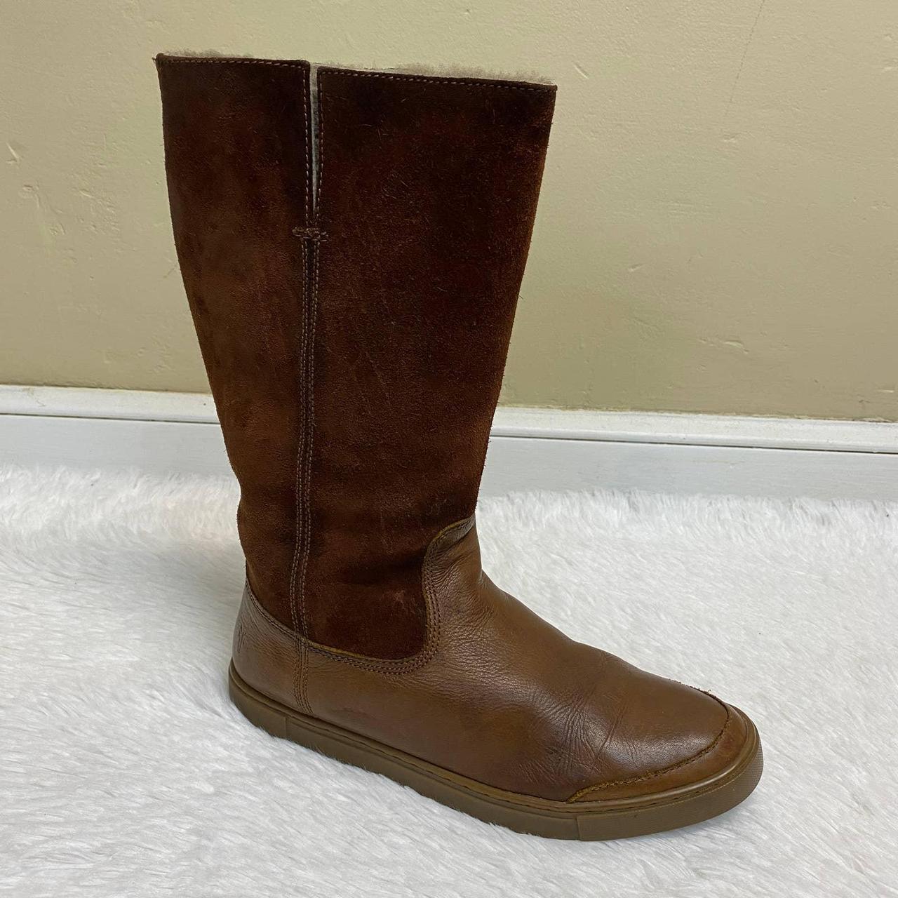 Frye gemma hot sale shearling boots