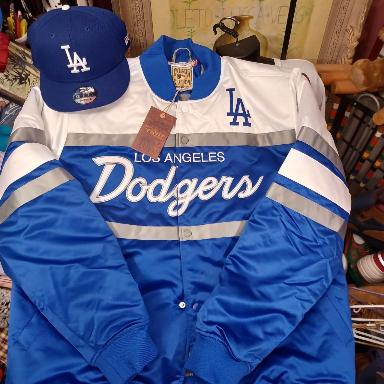 Men's Mitchell & Ness White Los Angeles Dodgers Cooperstown