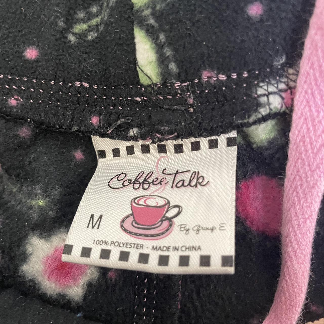 Coffee Shop Women's Black and Pink Pajamas (5)
