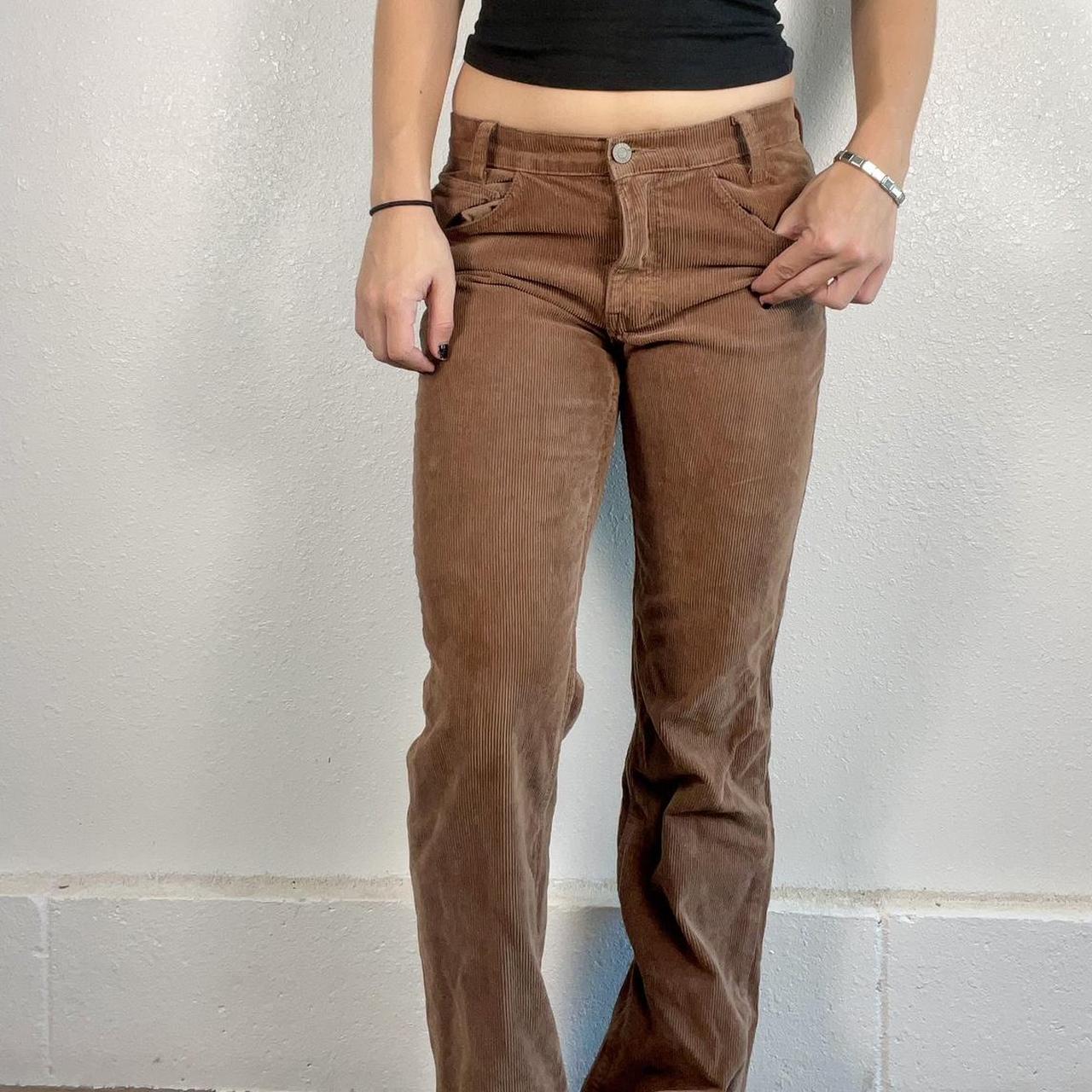 Bootcut Jeans Women's Chocolate Colour Jeans Brown Coloured