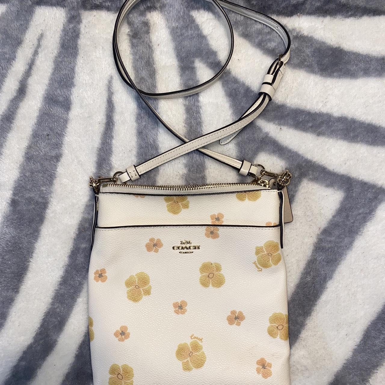 Coach pansy print crossbody sale