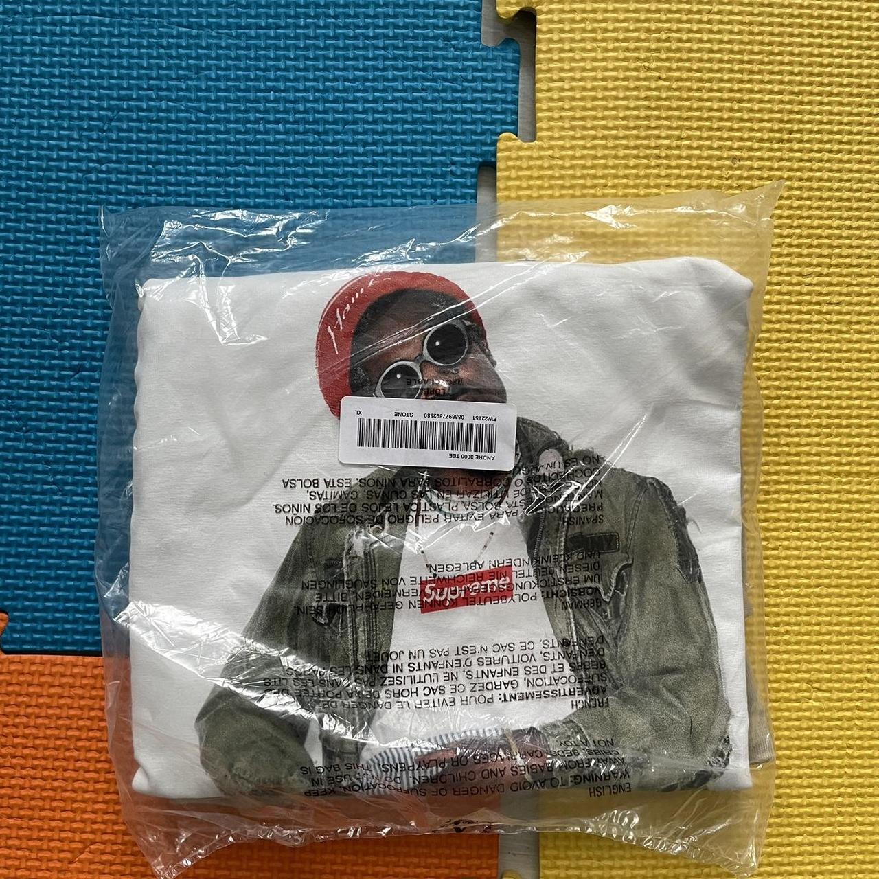 Supreme Andre 3000 photo T-shirt stone XL , Brand new