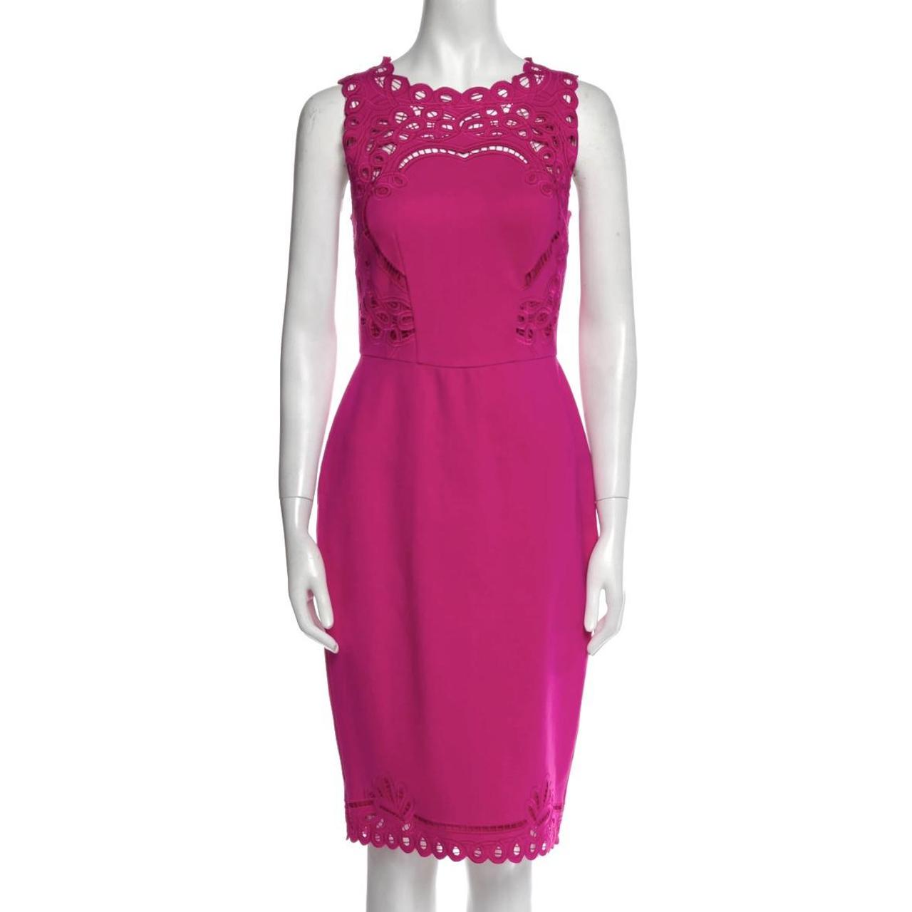 Ted baker fuchsia hot sale pink dress