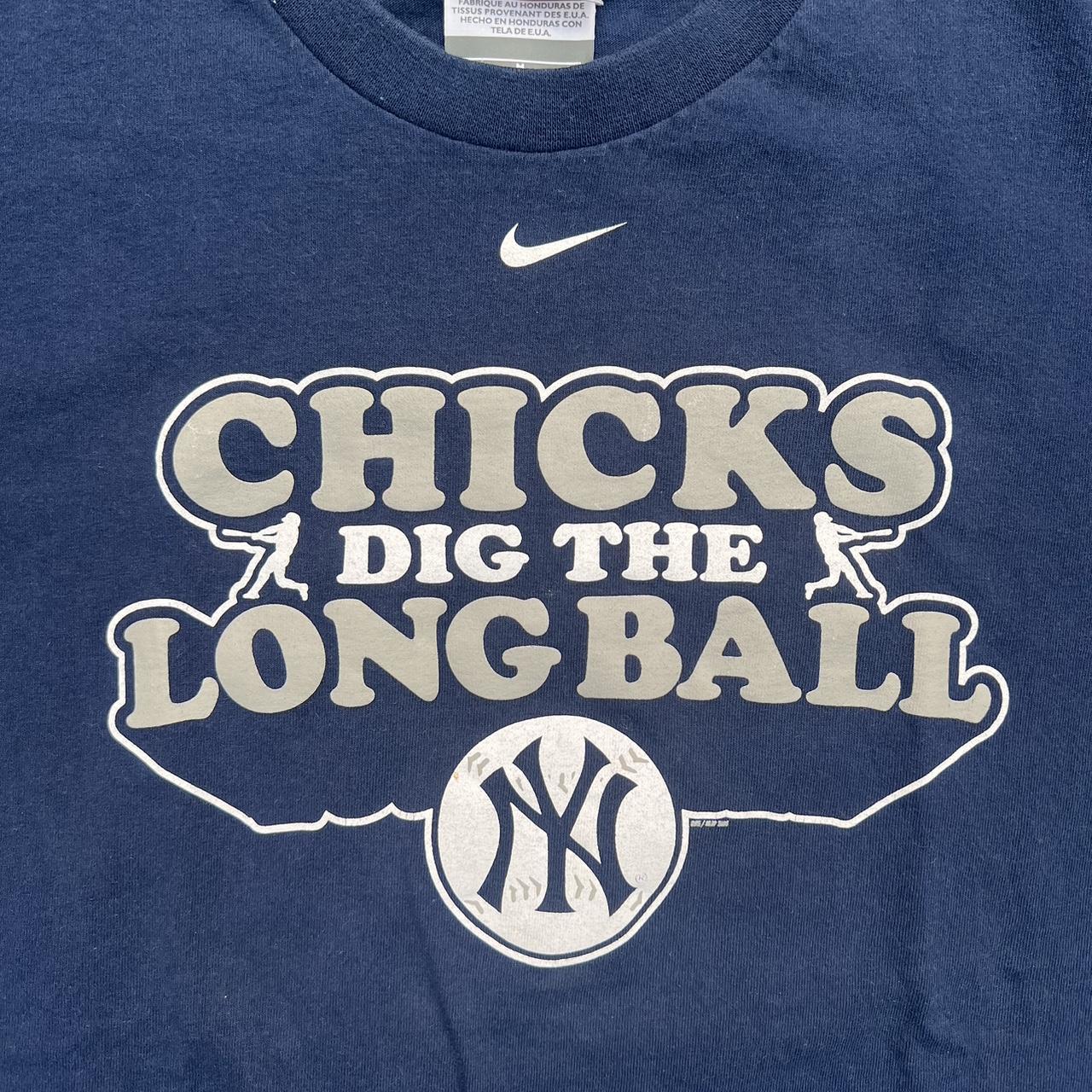 Chicks dig the outlet long ball yankees shirt