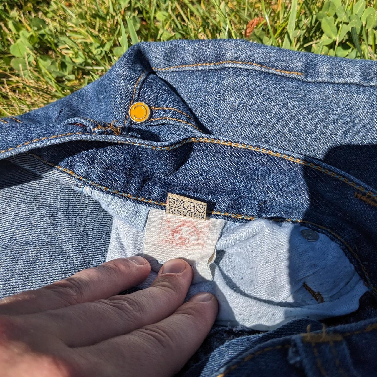 Vintage 90s Evisu Multipocket Denim Jeans Insane... - Depop
