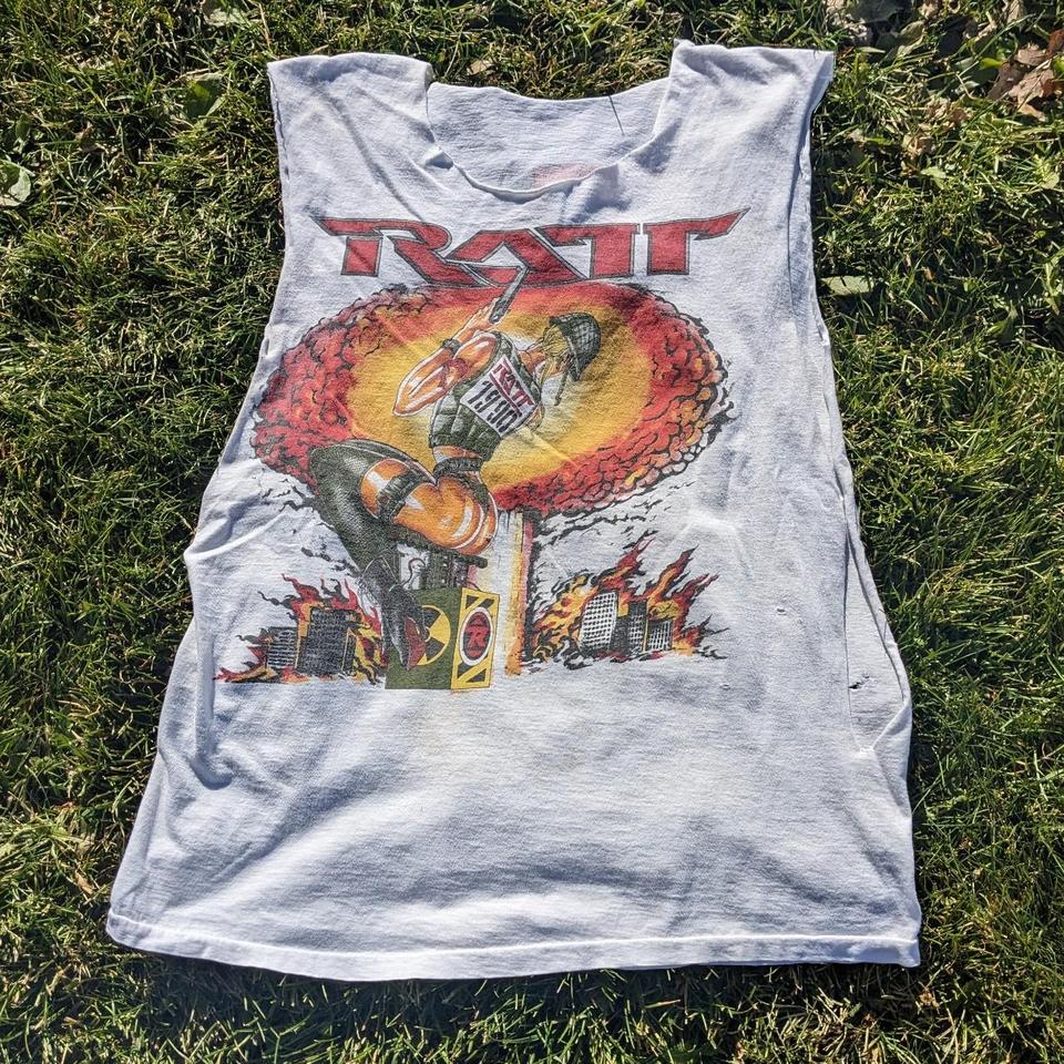 Vintage 1990 Ratt Detonator World Tour Shirt Super... - Depop