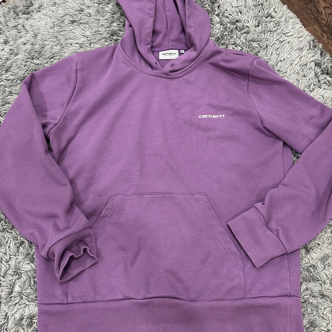 Carhartt WIP purple hoodie men’s medium - Depop