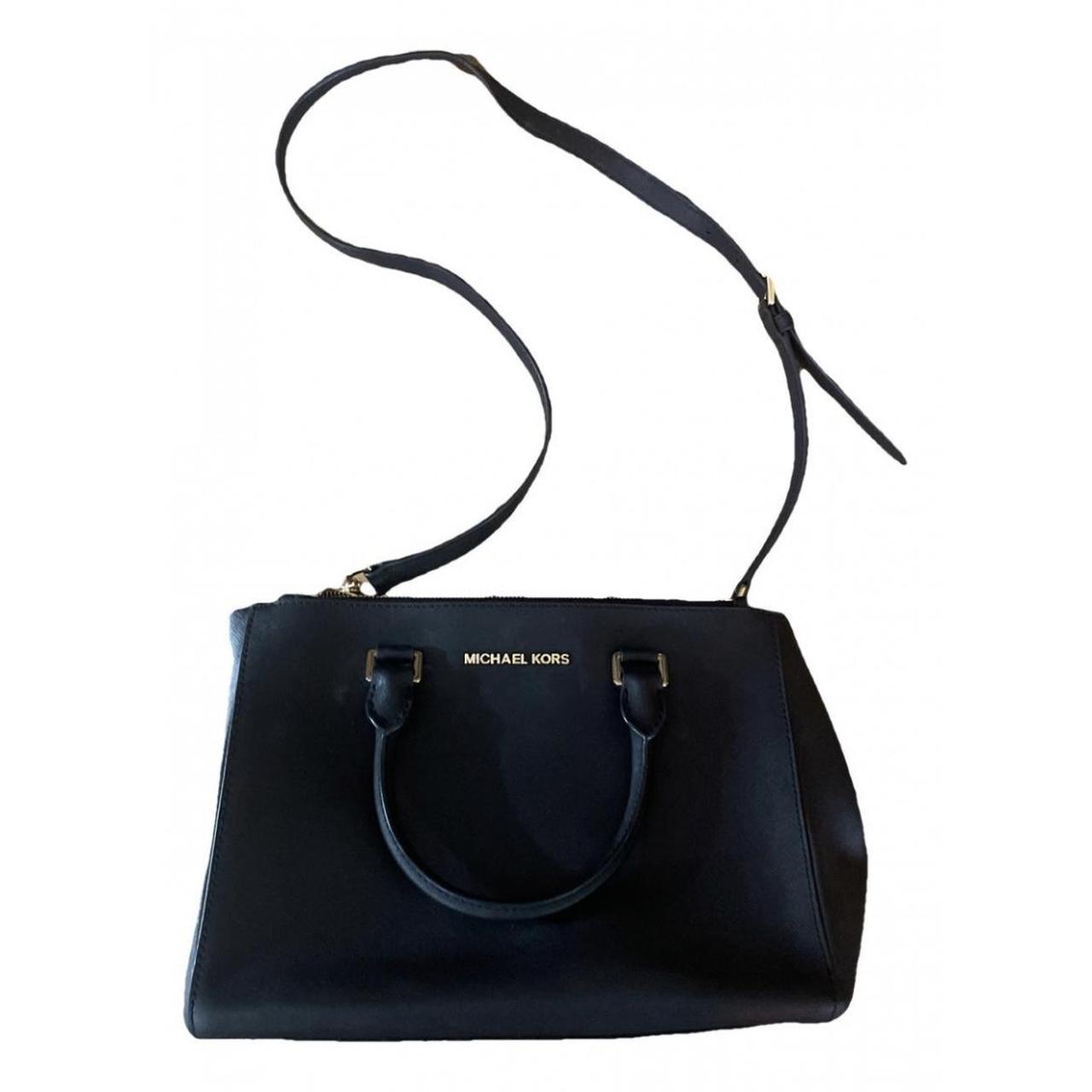 Michael kors sutton black saffiano leather satchel best sale