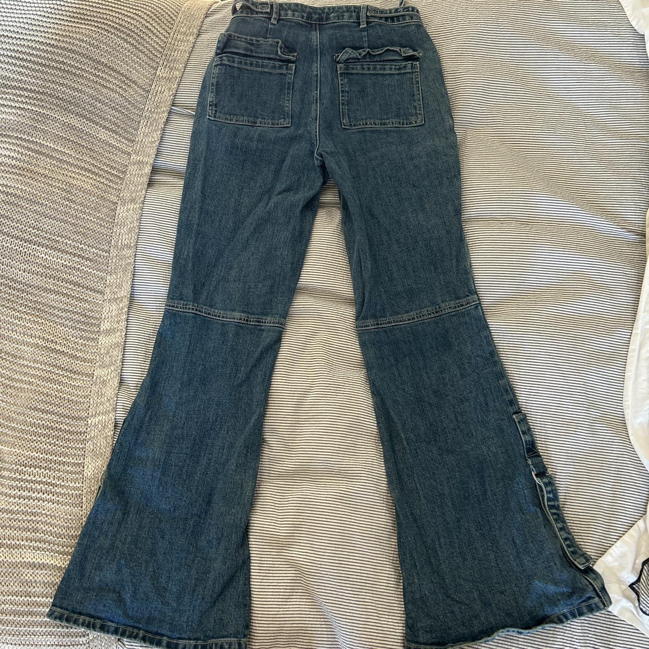 Glassons flare jeans Size 8 Worn once $25 - Depop