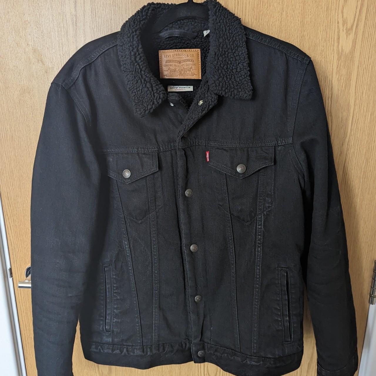 Levi's Men's Black Jacket Depop