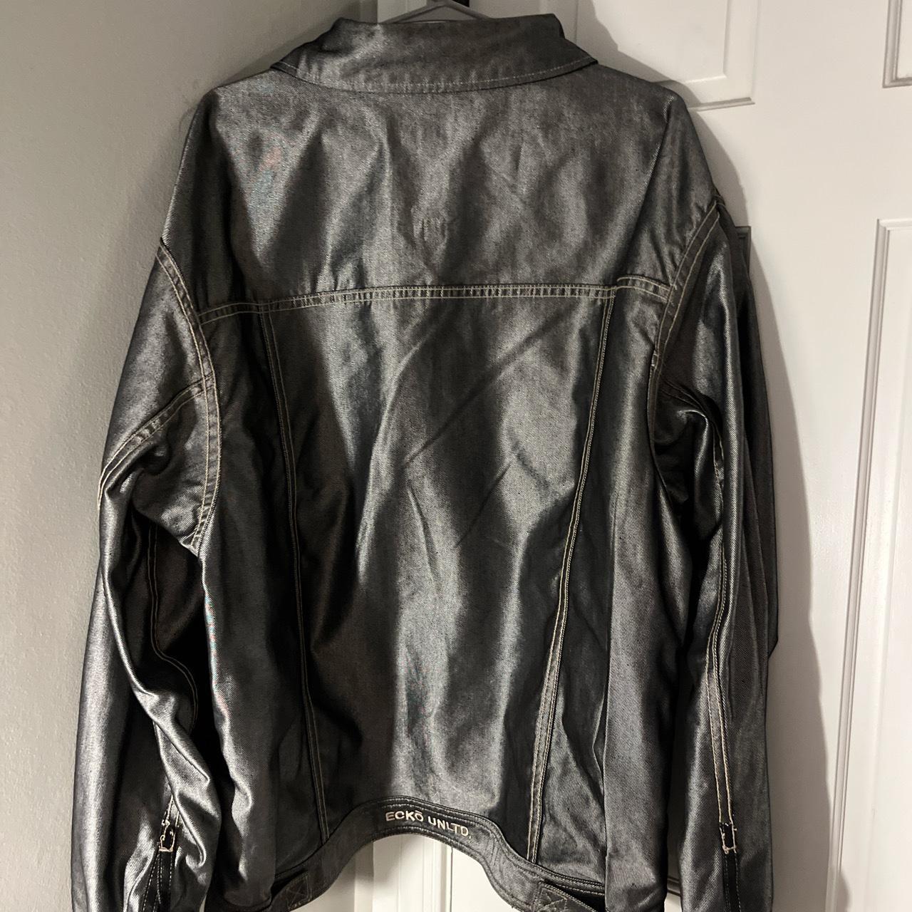 Rare ecko reversible denim jacket!!! vintage size... Depop