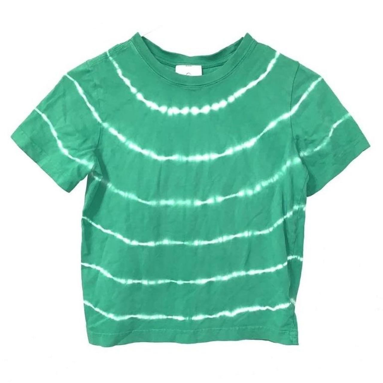 green baby tee green tie dye baby tee green t shirt... Depop