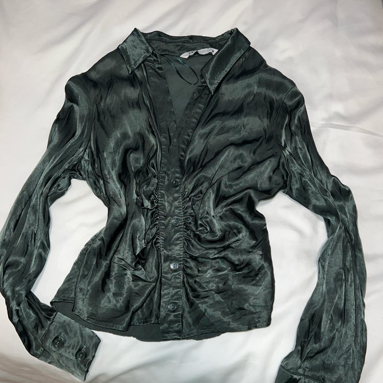 Women's Green Blouse | Depop