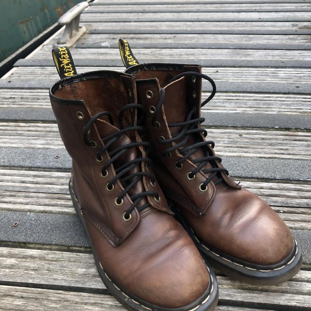 Dr. Martens Women's Brown Boots | Depop